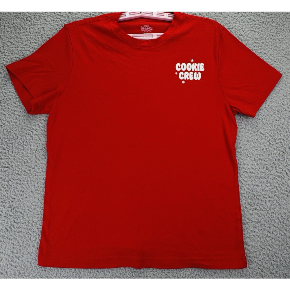 Wondershop Cookie Crew Christmas Tee Red Graphic Shirt M